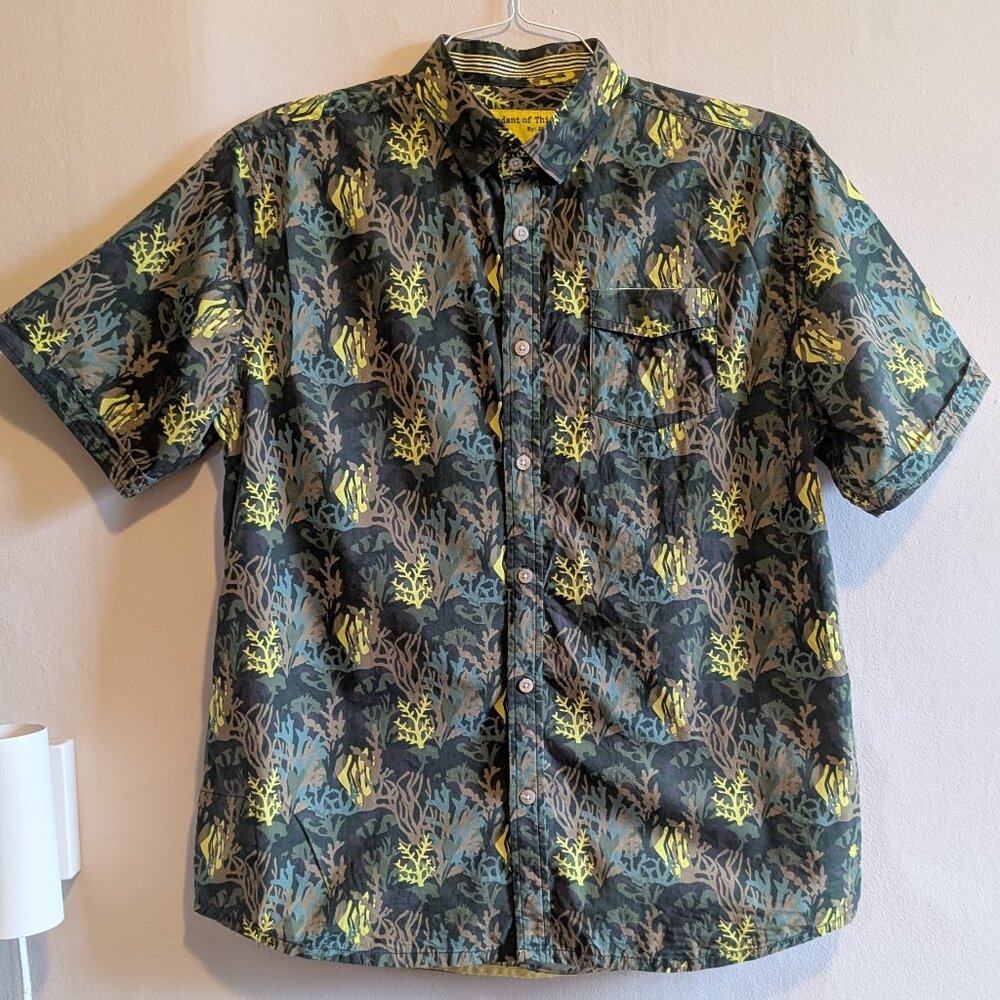 Sea Plants Button-Down by *Descendant of Thieves, Dres Ladro.